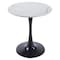 Leisuremod Bristol Round MDF Dining Table - Pedestal Base Kitchen Table, Modern Style BTBL-B35MWT - alternate 1