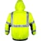 Reflective Apparel ANSI Type R Class 3 Waterproof Bomber Jacket with Fleece Lining 411ST-LB-LG - alternate 2