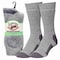 Railroad Sock Womens Crew Socks, 96% Spun Polyester, 4% Spandex, Grey, 5-10 W; 4 Pair-7.5 M, 1 PR 684 TS GY - alternate 1