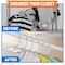 Lifemaster Plastic Kids Clothes Hanger, Children Clothes Hanger with Shoulder Notch, 11.6 Inch Space-Saving LMPKH30WH - alternate 4