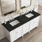 James Martin Vanities Brittany 72" Double Vanity in Bright White, w/ 3 CM Phantome Eclos Top 655-V72-BW-3PHT - alternate 3