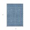 Homeroots 8' X 10' Denim Blue And Ivory Geometric Washable Indoor Outdoor Area Rug 596096 - alternate 5