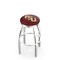 Holland Bar Stool Co 25" Chrome Florida State (Script) Swivel Bar Stool, Accent Ring L8C2C25FSU-FS - alternate 1