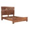 Homeroots Chestnut Live Edge Solid Wood Queen Bed Frame 521072 - alternate 4
