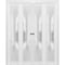 Sartodoors Sliding Closet Double Bi-fold Doors Planum 2102 White Solid Core Modern Interior PLANUM2102DBF-WS-72 x 84 (4* 18x84) - alternate 1