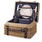 Picnic Time Family Of Brands NCAA Virginia Cavaliers Champion Picnic Basket for 2, Large Wicker Picnic Set 208-40-138-594-0 - alternate 1