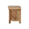 Homeroots 32in Beige and Brown Boucle and Solid Wood Upholstered Storage Bench With Baskets 723428 - alternate 3