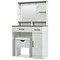 Homeroots 32" White Wood Lighted Mirrored Dresser 691696 - alternate 3