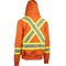Pip AR/FR Fleece Zip Hoodie with X backed tape 385-1226FR-O/3X - alternate 3