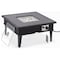 Leisuremod Walbrooke Patio Square Fire Pit and Tank Holder with Slats Design, Black WBLS-27-20-GL - alternate 4