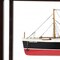 Homeroots 16" Black and Red Solid Wood Hand Painted RMS Queen Mary Medium Display Case Model Boat 401885 - alternate 2