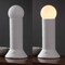 Jonathan Y Soren 13" Modern Scandinavian Ceramic/Glass Geometric Integrated LED Table Lamp, White, 2PK JYL5700A-2SET - alternate 7