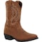 Durango Youth Western Boot, 4 M, 8 in H, Frontier Brown DBT0250Y - alternate 1