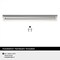 Amerock Streamline Tab 6 inch (152mm) Length Polished Chrome Cabinet Edge Pull, 25PK 25VMP3720426 - alternate 3