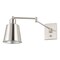 Jonathan Y Cary 5.75" Iron Contemporary Swing Arm LED Wall Sconce, Nickel JYL7576B - alternate 3