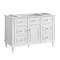 James Martin Vanities Lorelai 48" Single Vanity, Bright White, w/ 3 CM Phantome Eclos Top 424-V48-BW-3PHT - alternate 2