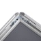M&T Displays Snap Frame 6 in. X 9 in. Poster Size, 1in., Silver, Mitred Corner UCN255N009x5222 - alternate 3
