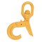 Mytee Products 5/16ft Self Locking Swivel Hook G80-4500 LBS WLL-Yellow Painted Forged Steel Swivel Lifting Hook SLH516-4500 - alternate 3