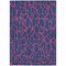 Homeroots 3' X 5' Navy Blue And Dark Pink Geometric Washable Indoor Outdoor Area Rug 599220 - alternate 4