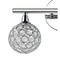 Jonathan Y Maeve 13" 2-Light Iron/Glass Contemporary Glam LED Vanity Light, Chrome JYL7535A - alternate 5
