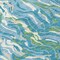 Homeroots 8' X 10' Teal Blue Ivory And Green Abstract Washable Indoor Outdoor Area Rug 600321 - alternate 5