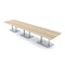 Skutchi Designs Rectangle Conference Table With Power Unit, 48 in W, 192 in L, Brown HAR-REC-48X192-DOU-K525-NA - alternate 1