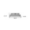 Homeroots 86" Gray Sofa And Toss Pillows With Black Legs 480922 - alternate 3