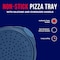 Bakken- Swiss BAKKEN Pizza Pan, Round Perforated, Nonstick Marble Coating, Dishwasher Safe, Blue BAKPIZSHRB78 - alternate 5