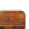 Homeroots 12" Brown Solid Wood Square One Drawer Floating Nightstand 651479 - alternate 4