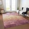 Homeroots 9' X 12' Mauve And Pink Striped Washable Indoor Outdoor Area Rug 610905 - alternate 2