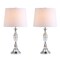 Jonathan Y Reid 25.5" Crystal LED Table Lamp, Clear/Chrome, 2PK JYL2041A-SET2 - alternate 1