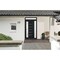 Vdomdoors Front Exterior Prehung FiberGlass Door Frosted Glass / Manux 8088 Matte Black / Sidelight and Trans MANUX8088EXD-BLK-W36+14 x H80+14-RH - alternate 2