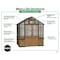 Miracle-Gro 6 x 7 x 8.5 ft Brown Wood Greenhouse 70750 - alternate 7