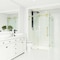 Vigo 34 in. L x 46 in. W x 74 in. H Frameless Sliding Rectangle Shower Enclosure in Matte Gold VG6051MGCL48 - alternate 4