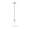 Z-Lite Fleur Brushed Nickel 1 Light Pendant 1958P12-BN - alternate 1