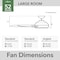 Hunter Burton 52 in. Bronze Indoor and Outdoor Ceiling Fan 52264 - alternate 4