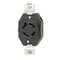 Leviton 20 Amp, 125/250 Volt, Flush Mount Locking Receptacle, Industrial Grade 2410 - alternate 2