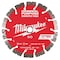 Milwaukee Tool 7" DIAMOND MAX Segmented Turbo, General Purpose Diamond Blade 49-93-9007 - alternate 1