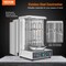 Vevor Stainless Steel Shawarma Grill Machine Vertical Gyro Rotisserie Doner ZH-9211 - alternate 4
