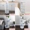 Home-Complete Kitchen Storage Rolling Cart with Wheels 5 Tier Rotating Baskets for Pantry, Bathroom, or Craft Room 83-106-W - alternate 2