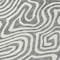 Homeroots 8' Gray And Ivory Round Abstract Washable Indoor Outdoor Area Rug 598970 - alternate 4