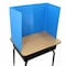 Flipside Blue  Premium Corrugated Plastic Study Carrel Pack of 12 19372-12 - alternate 5