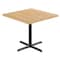 Flash Furniture Bennett 36 in Square Solid Wood Indoor Tabletop in Natural with 30 in x 30 in Dining Height GSF-SQ36-NAT-T3030-GG - alternate 1