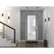 Vdomdoors Front Exterior Prehung FiberGlass Door Frosted Glass / Manux 8102 Grey Ash / Office Commercial and MANUX8102EXD-SS-W36 x H80-RH - alternate 2