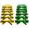 Bison Life Keystone, Safety Glasses, Anti-Scratch, Yellow & Green Lens, Frameless, 12 PK BL-KSSG1-CLBT-YGR-12 - alternate 1