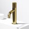 Vigo Apollo Button Operated Single-Hole Bathroom Faucet in Matte Brushed Gold VG01048MG - alternate 3