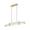 Z-Lite Benoit Modern Gold 1 Light Linear Chandelier 1959-44L-MGLD-LED - alternate 3