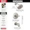 Delta Trinsic Monitor 14 Series H2OKinetic Tub & Shower Trim T14459-SS - alternate 3