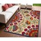 Homeroots 4' X 6' Navy Blue Beige Green Blue And Red Floral Indoor Outdoor Area Rug 546787 - alternate 4