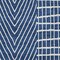 Homeroots 3' X 5' Navy Blue And Ivory Geometric Washable Indoor Outdoor Area Rug 596950 - alternate 3